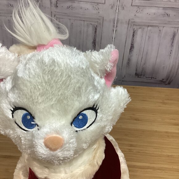 Disney Store Christmas Marie Plush Stuffed Animal - Picture 3 of 12